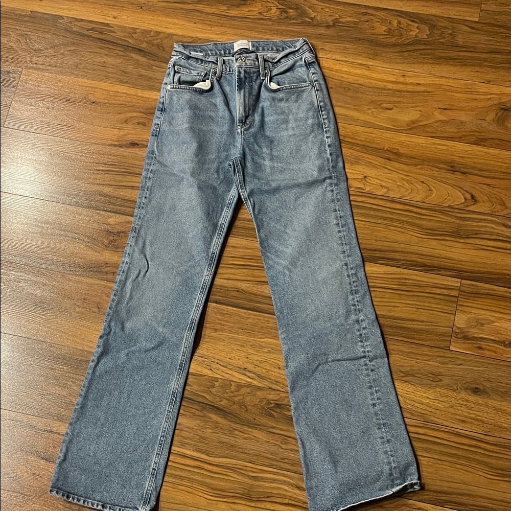 Citizens Of Humanity Blue Ankle & Cropped Jeans